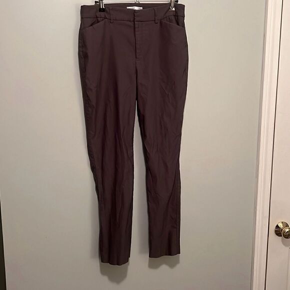 Nine West Women's Gray Classic Stretch Slim Trouser Ankle Pants - Picture 1 of 8